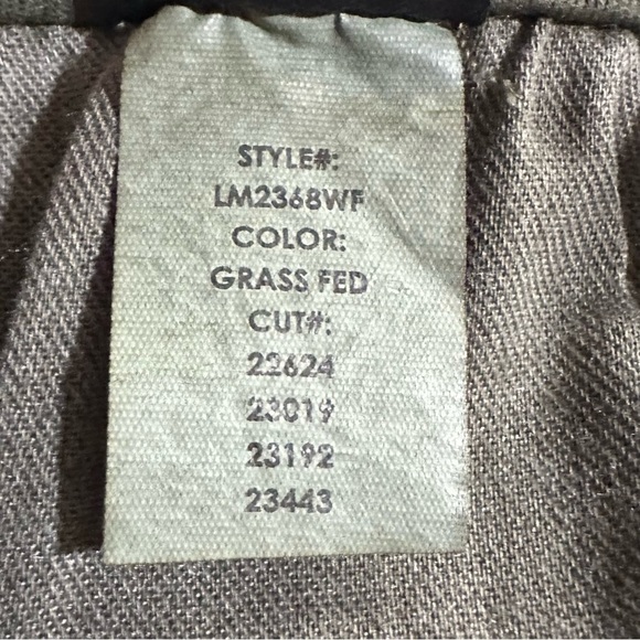 Liverpool High Rise Ankle Skinny Raw Hem Grass Fed Green Jeans Size 2/26 New - Picture 9 of 12